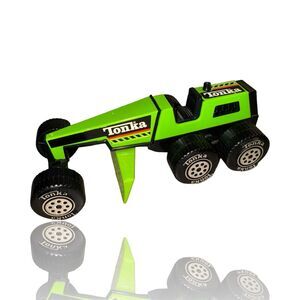 Vintage Tonka Road Grader Truck Diecast Toy Green: True Antique Toys